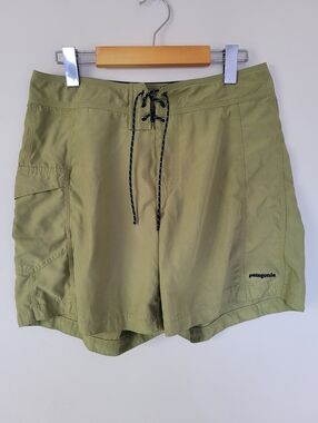 Patagonia Olive Green Board Shorts
